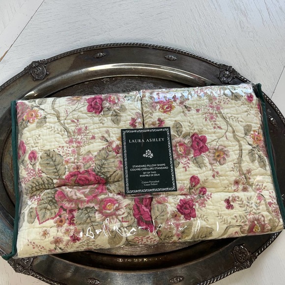 Laura Ashley Bedding Laura Ashley Pillow Shams Meadow Dance Pattern